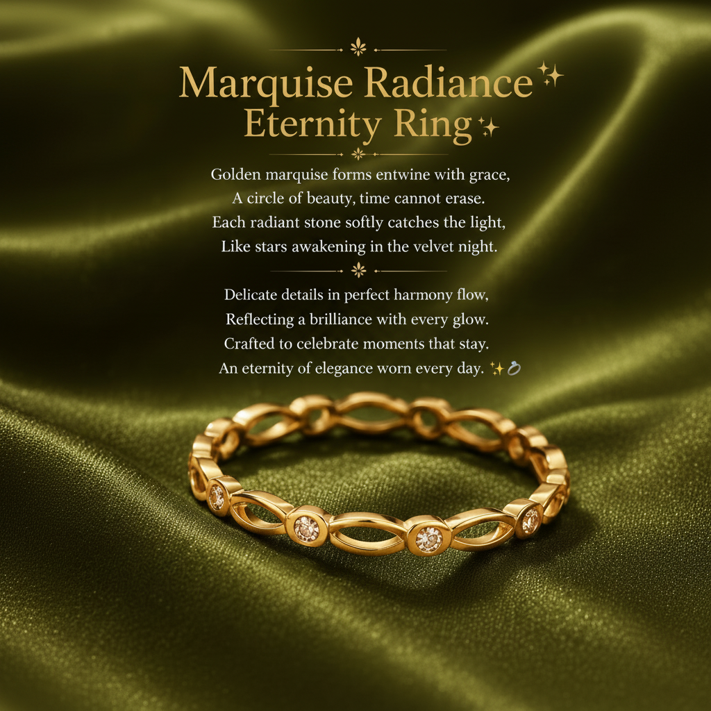 Marquise Radiance Eternity Ring