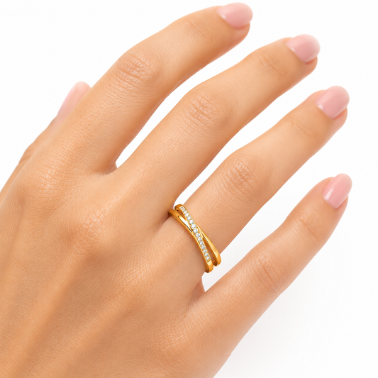 Twilight Twist Ring