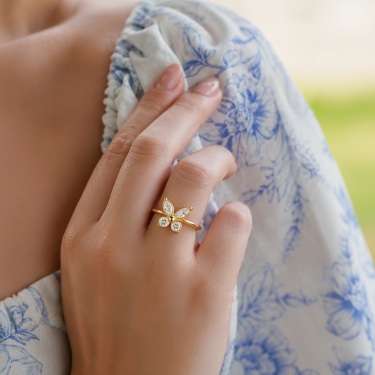 Butterfly Blossom Ring