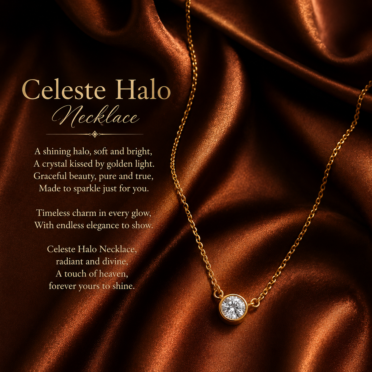 Celeste Halo Necklace