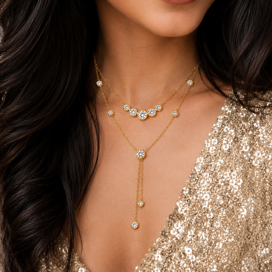 Moonbeam Cascade Necklace