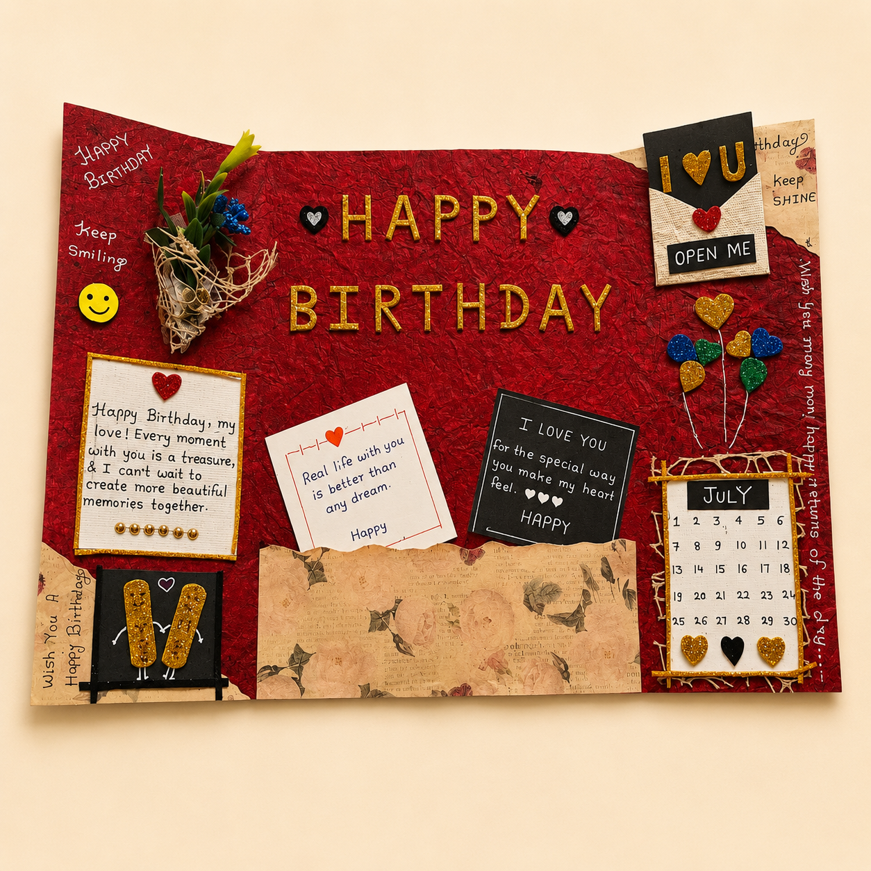 Birthday Keepsake Card