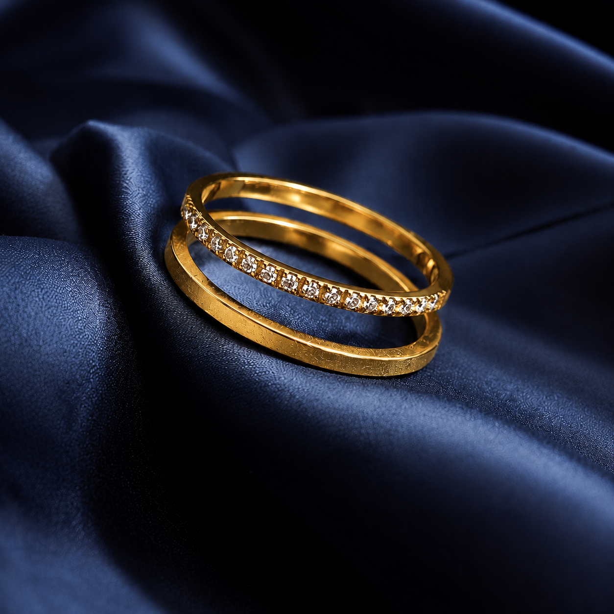 Harmony Pavé Duo Ring