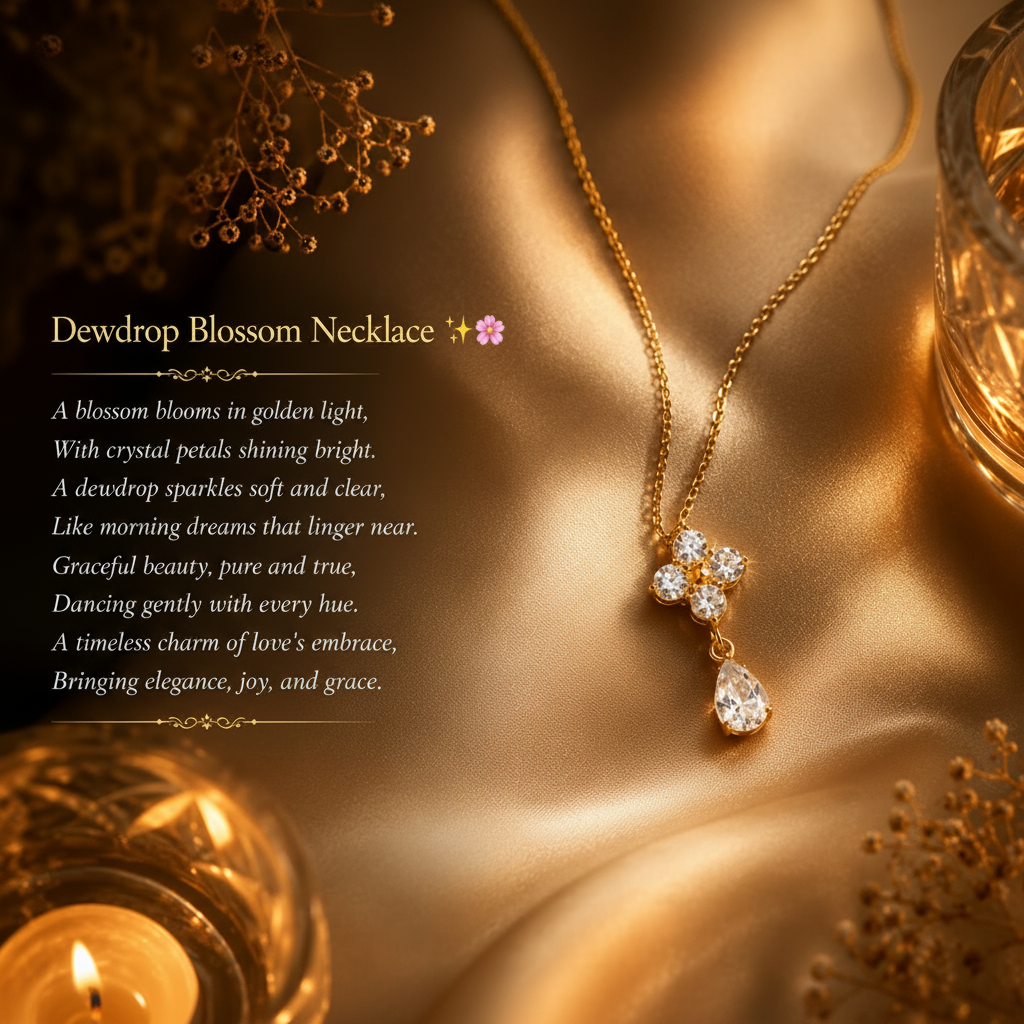 Dewdrop Blossom Necklace