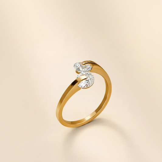 Golden Eclipse Ring