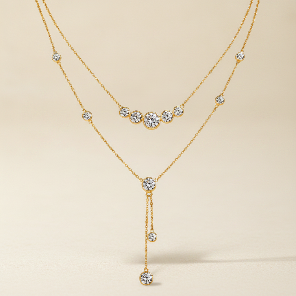 Moonbeam Cascade Necklace