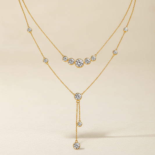 Moonbeam Cascade Necklace