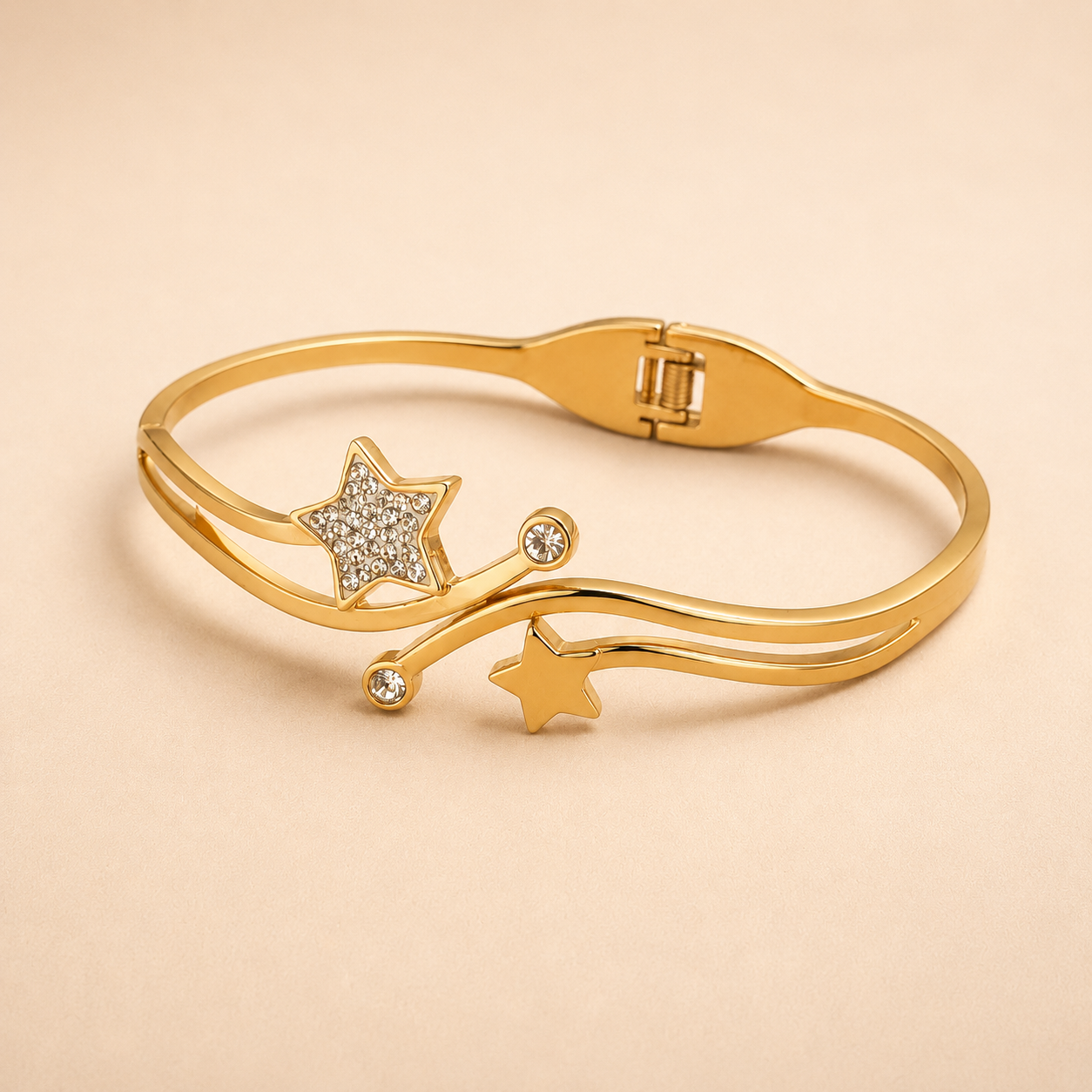 Celestial Starfall Bangle Bracelet