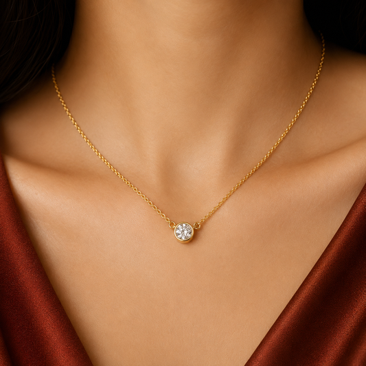 Celeste Halo Necklace