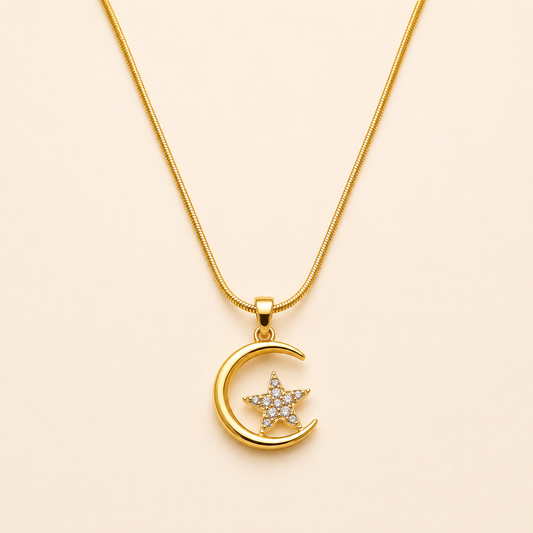 Luna Star Embrace Necklace
