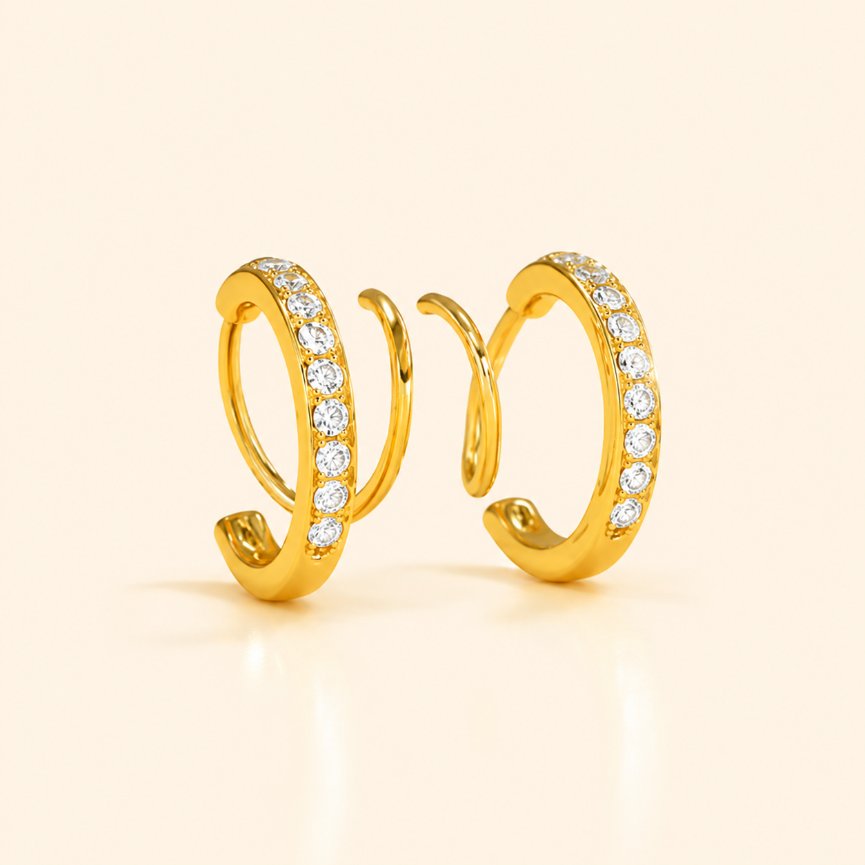 Spiral Spark Earrings