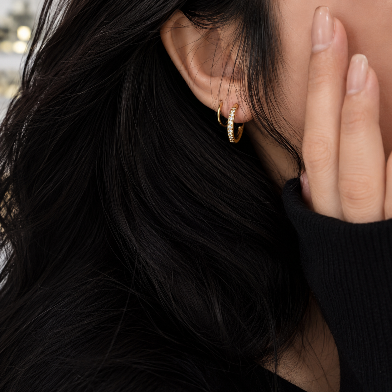 Spiral Spark Earrings