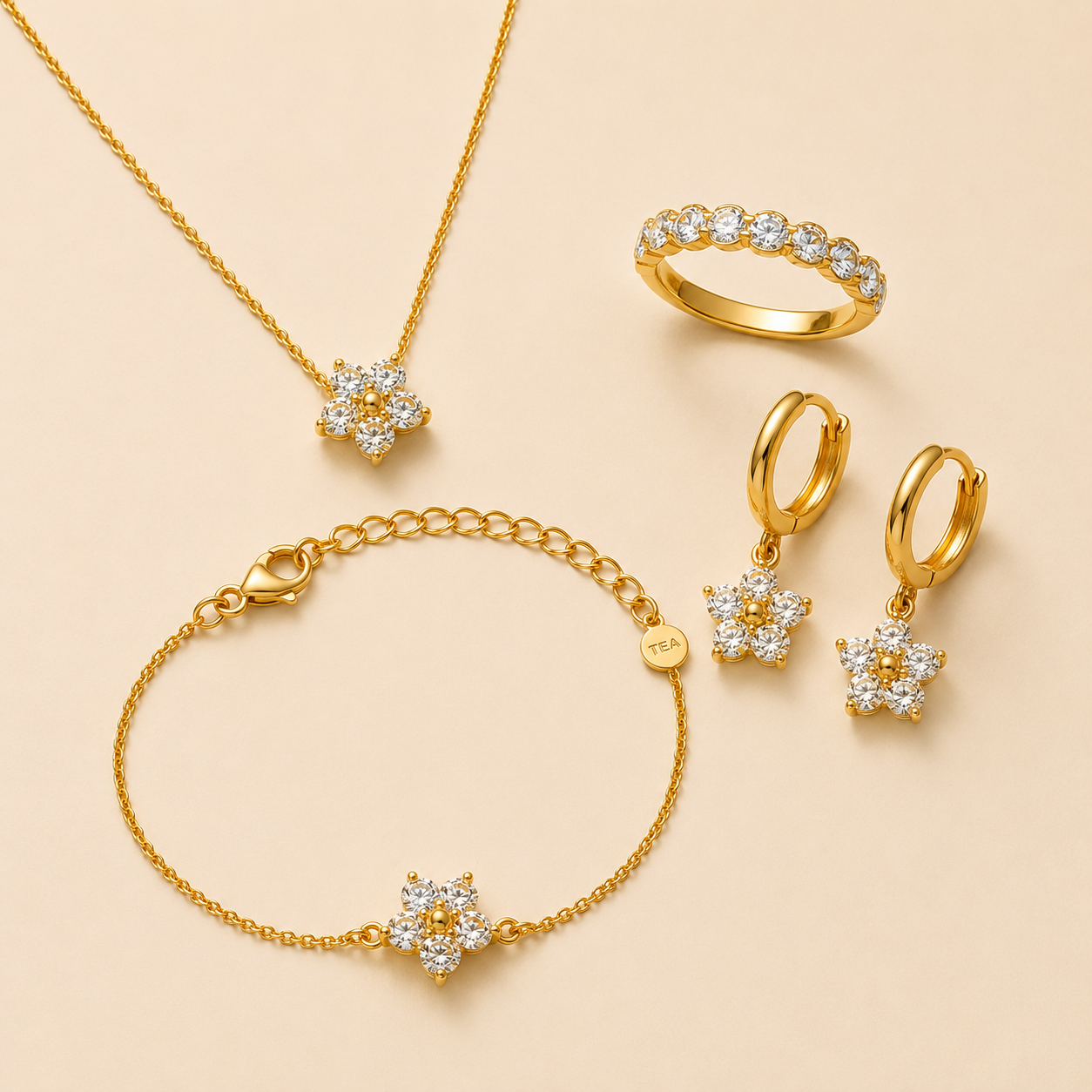 Diamond Blossom Signature Set