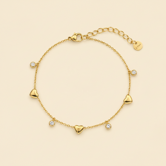 Moonlit Heart Spark Bracelet