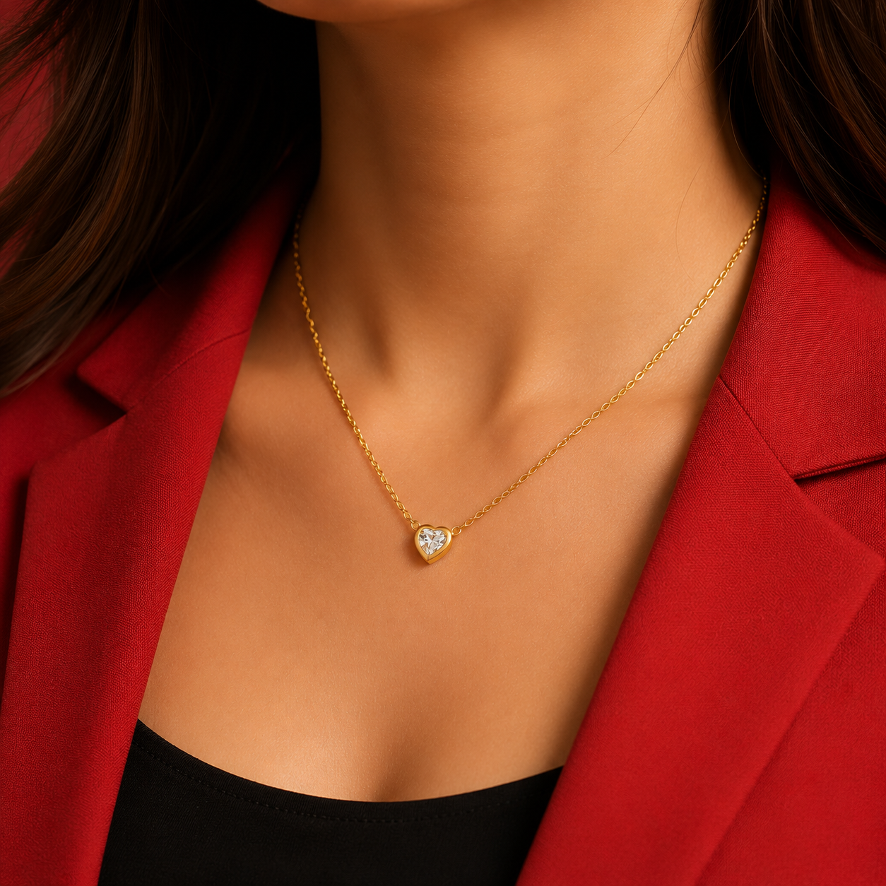 Celeste Heart Necklace