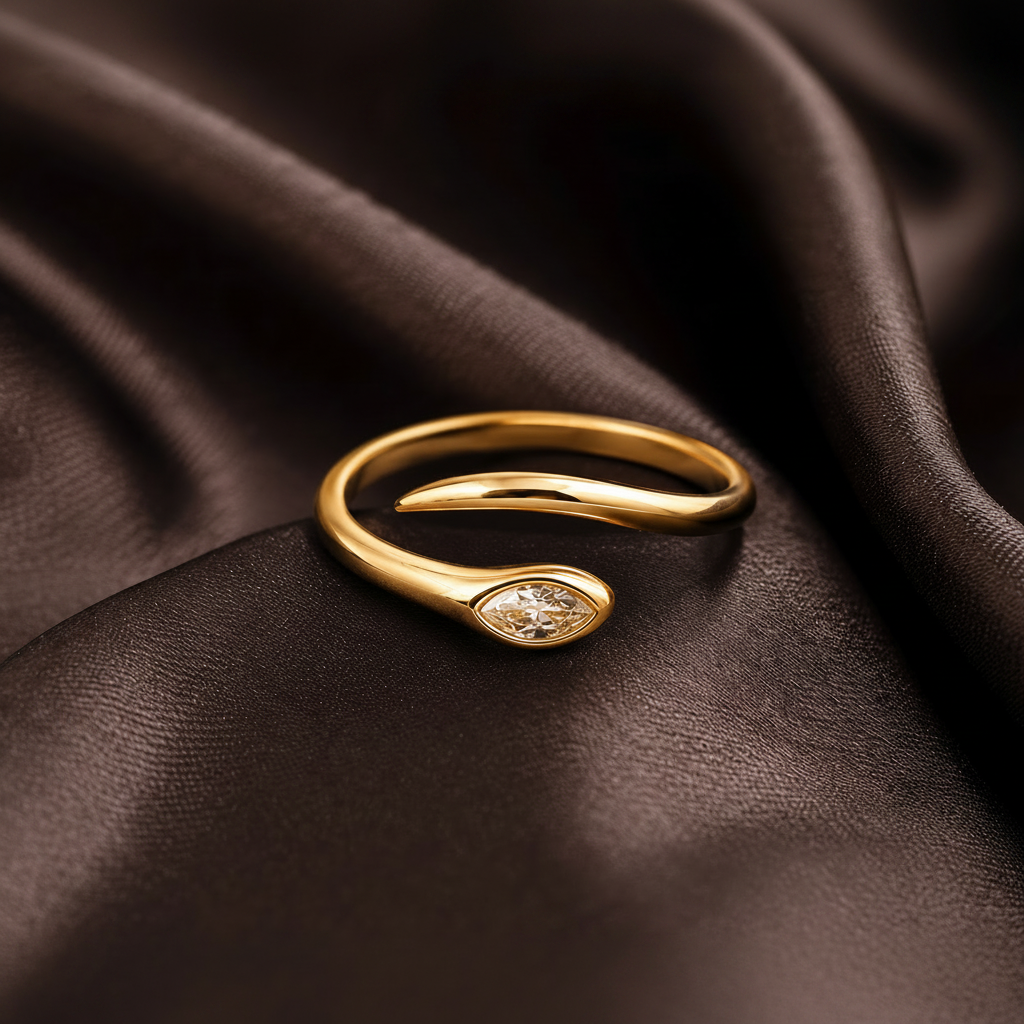 Dewdrop Embrace Ring