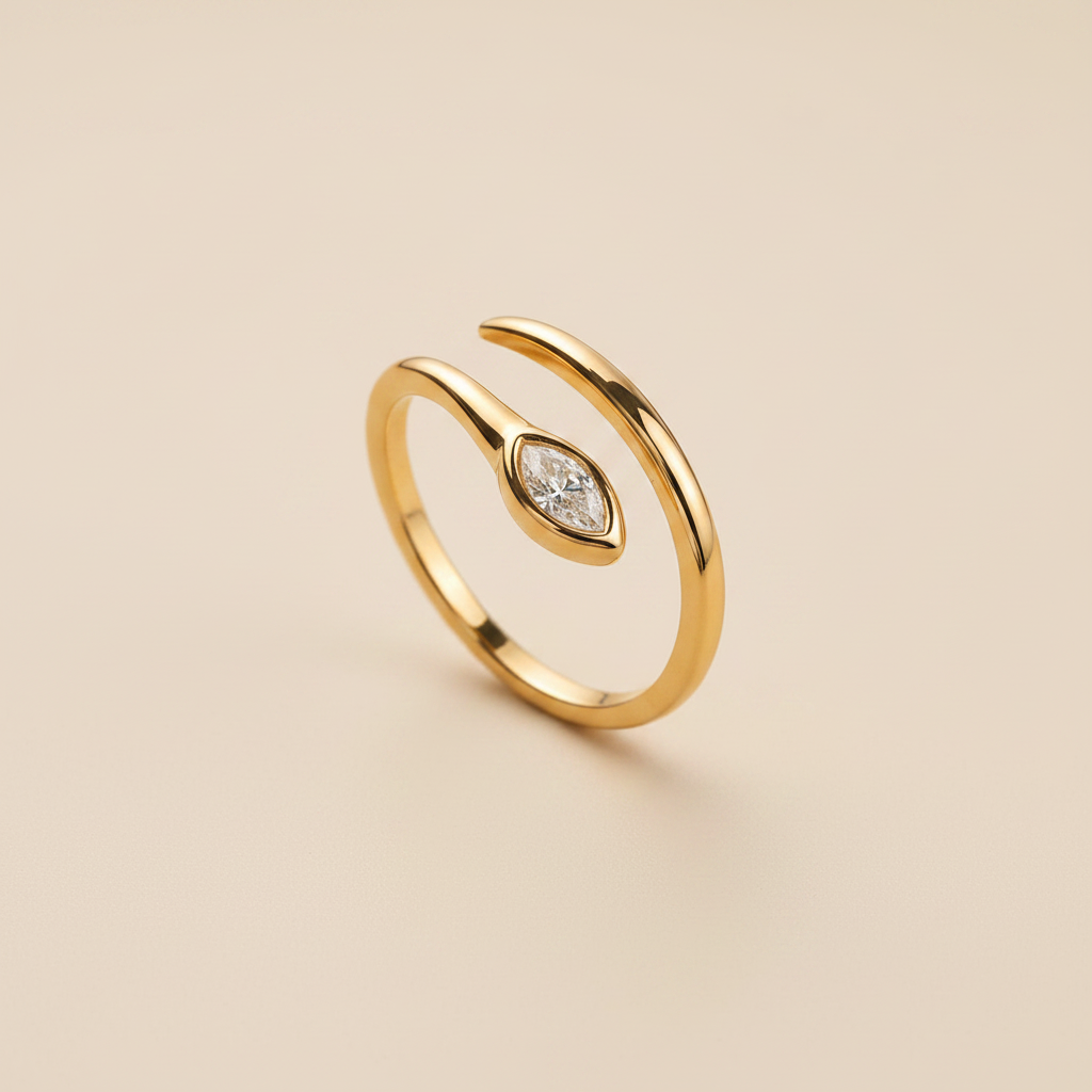 Dewdrop Embrace Ring