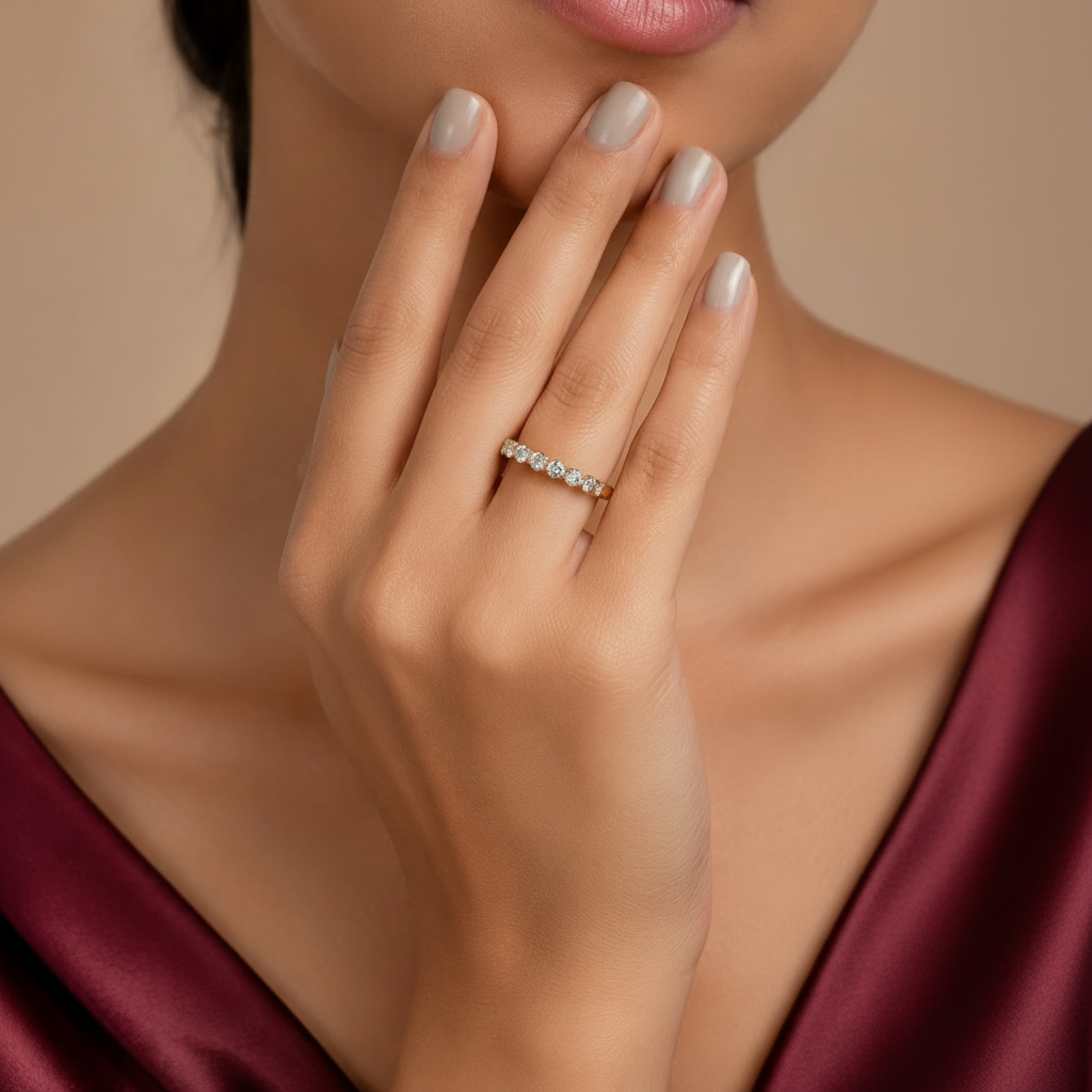 Diamond Dewline Ring