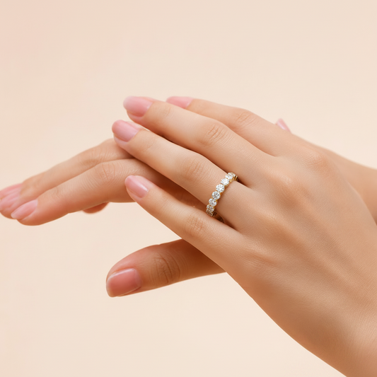 Diamond Dewline Ring