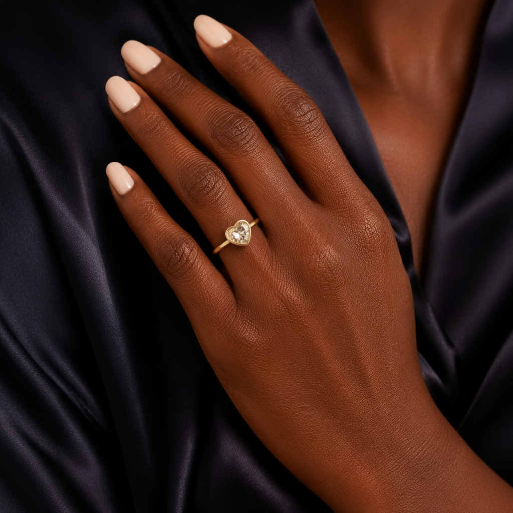 Radiant Heart Ring