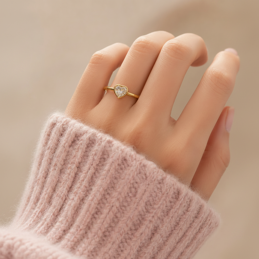 Radiant Heart Ring