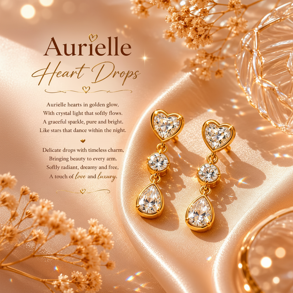 Aurielle Heart Drops