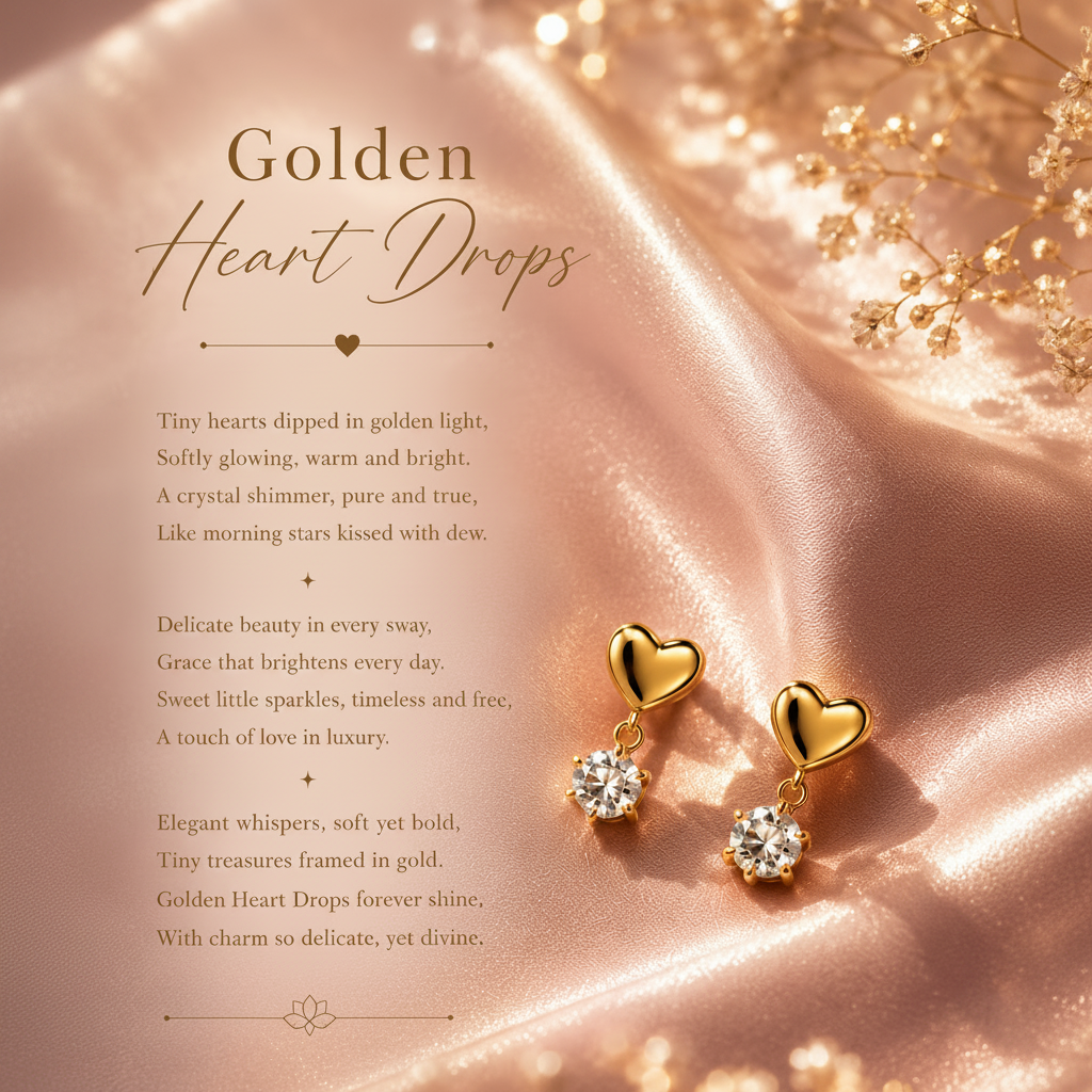 Golden Heart Drops
