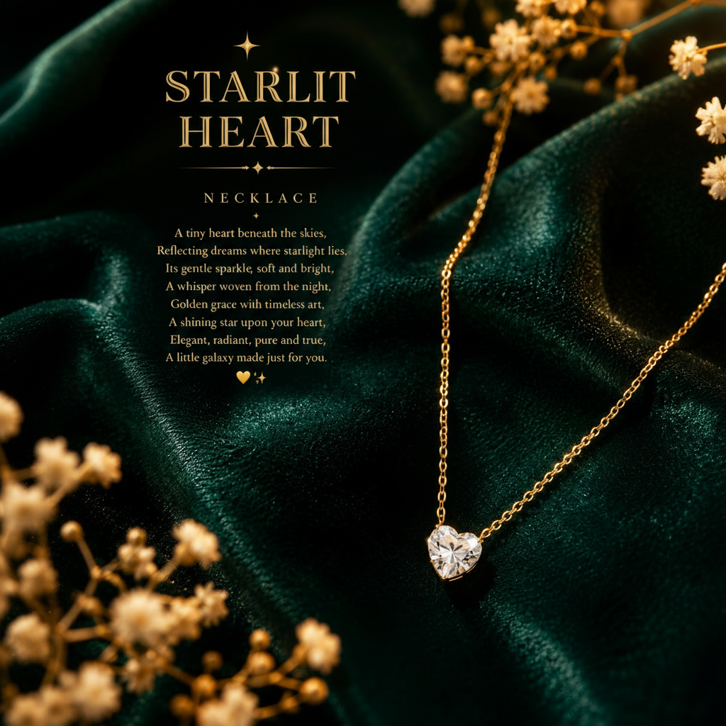 Starlit Heart Necklace