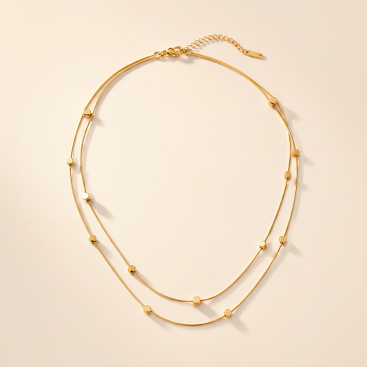 Golden Stardust Necklace