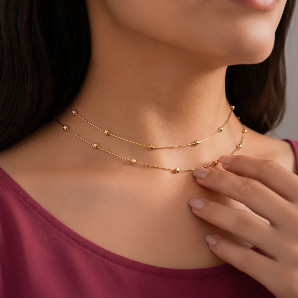 Golden Stardust Necklace