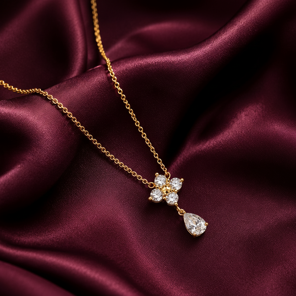 Dewdrop Blossom Necklace
