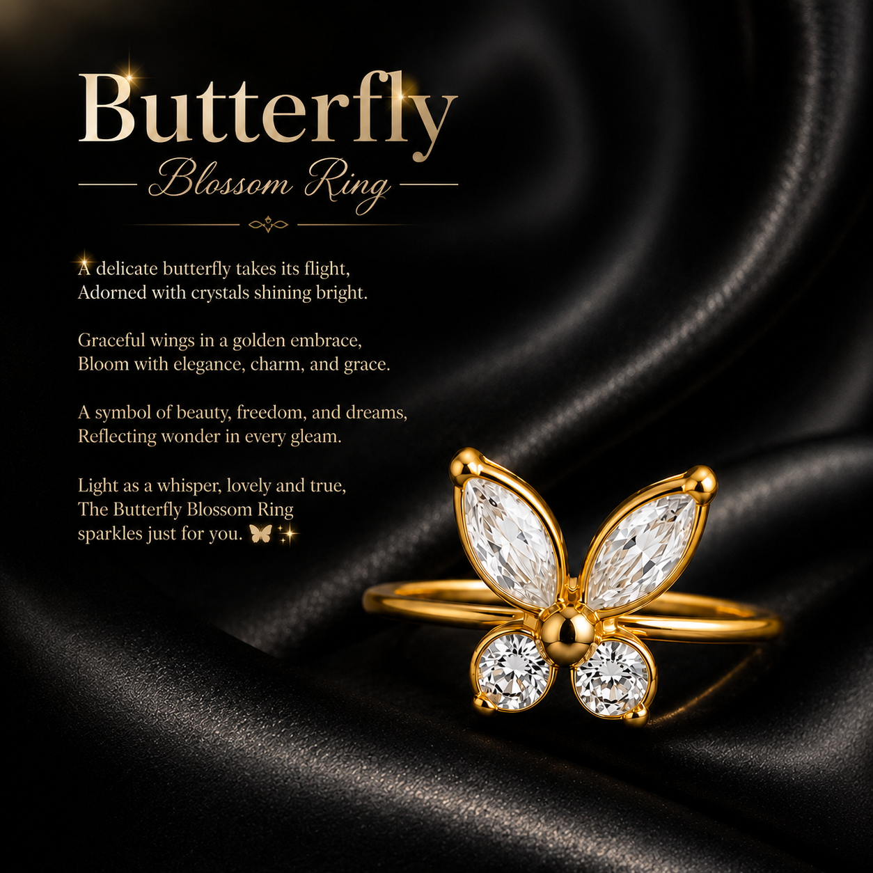 Butterfly Blossom Ring