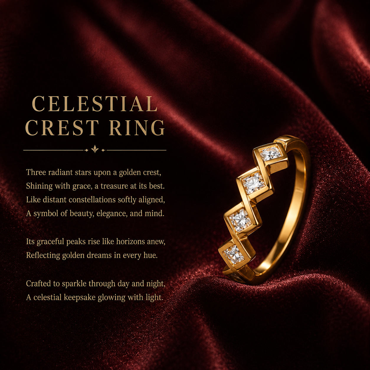 Celestial Crest Ring