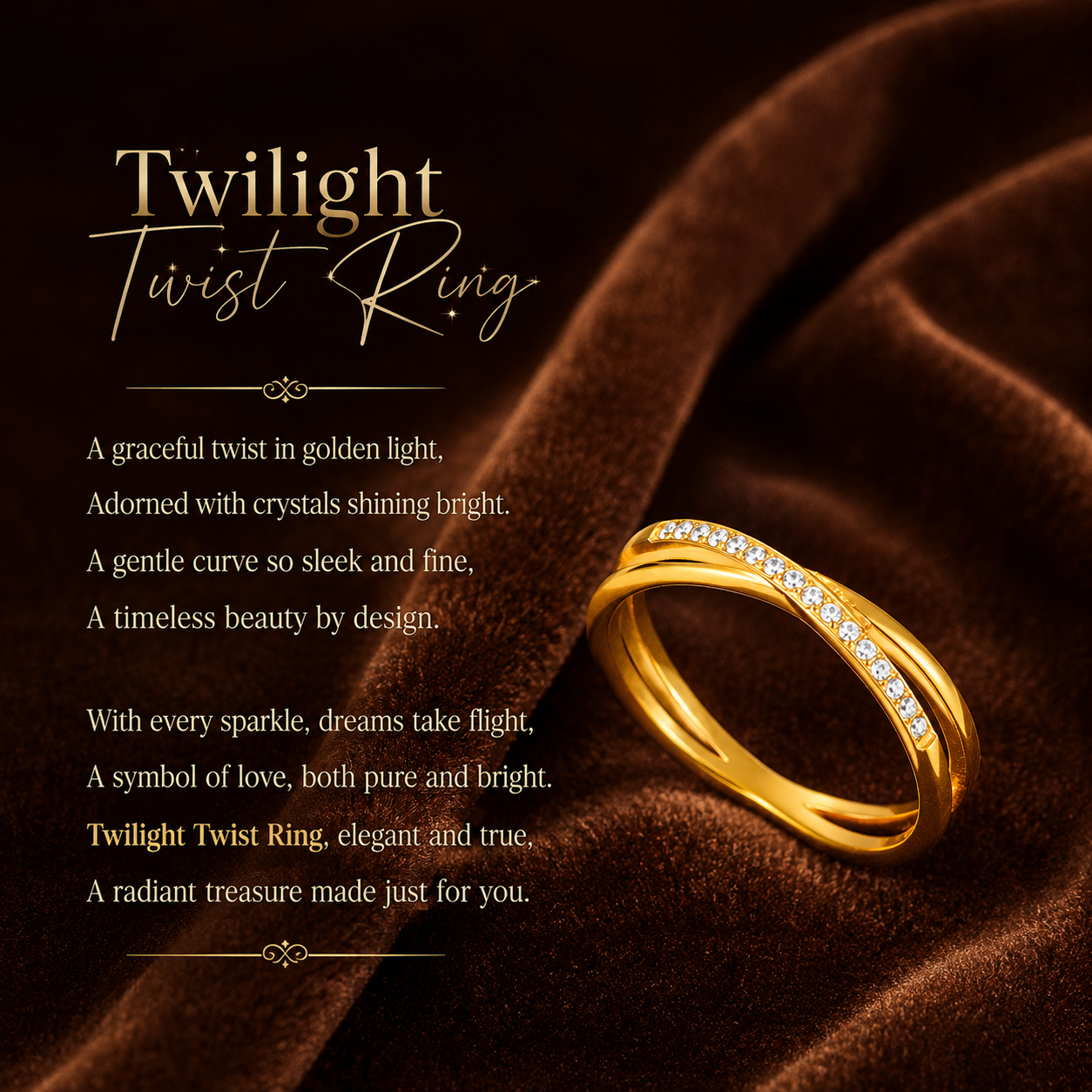 Twilight Twist Ring