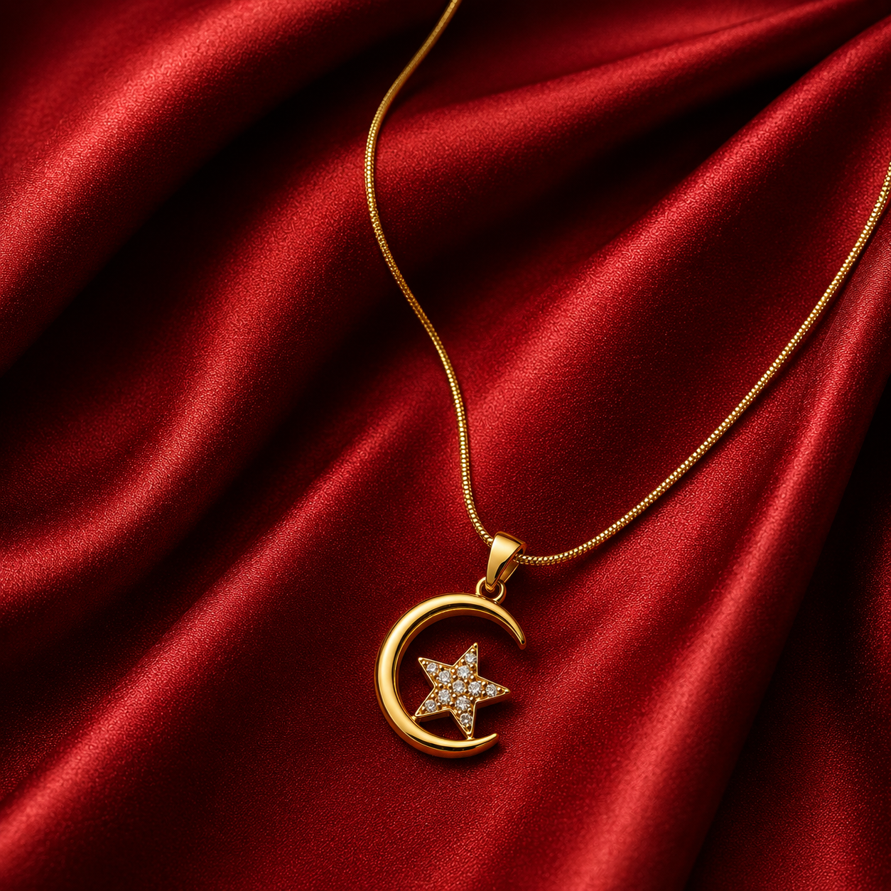 Luna Star Embrace Necklace