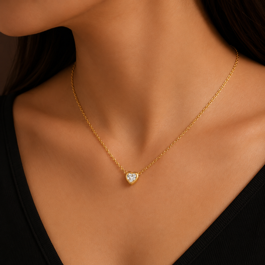 Celeste Heart Necklace