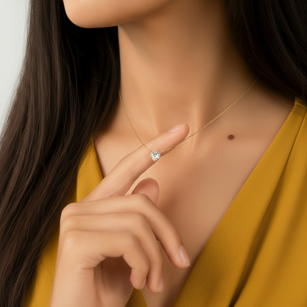 Starlit Heart Necklace