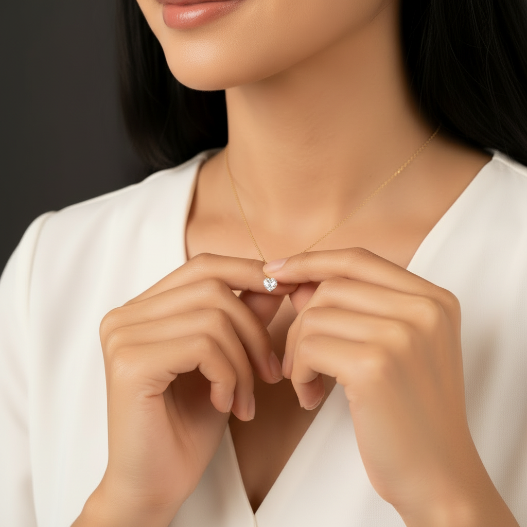 Starlit Heart Necklace