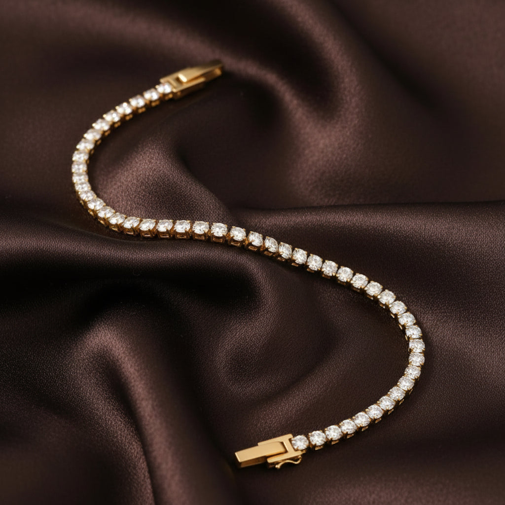 Celestial Spark Tennis Bracelet